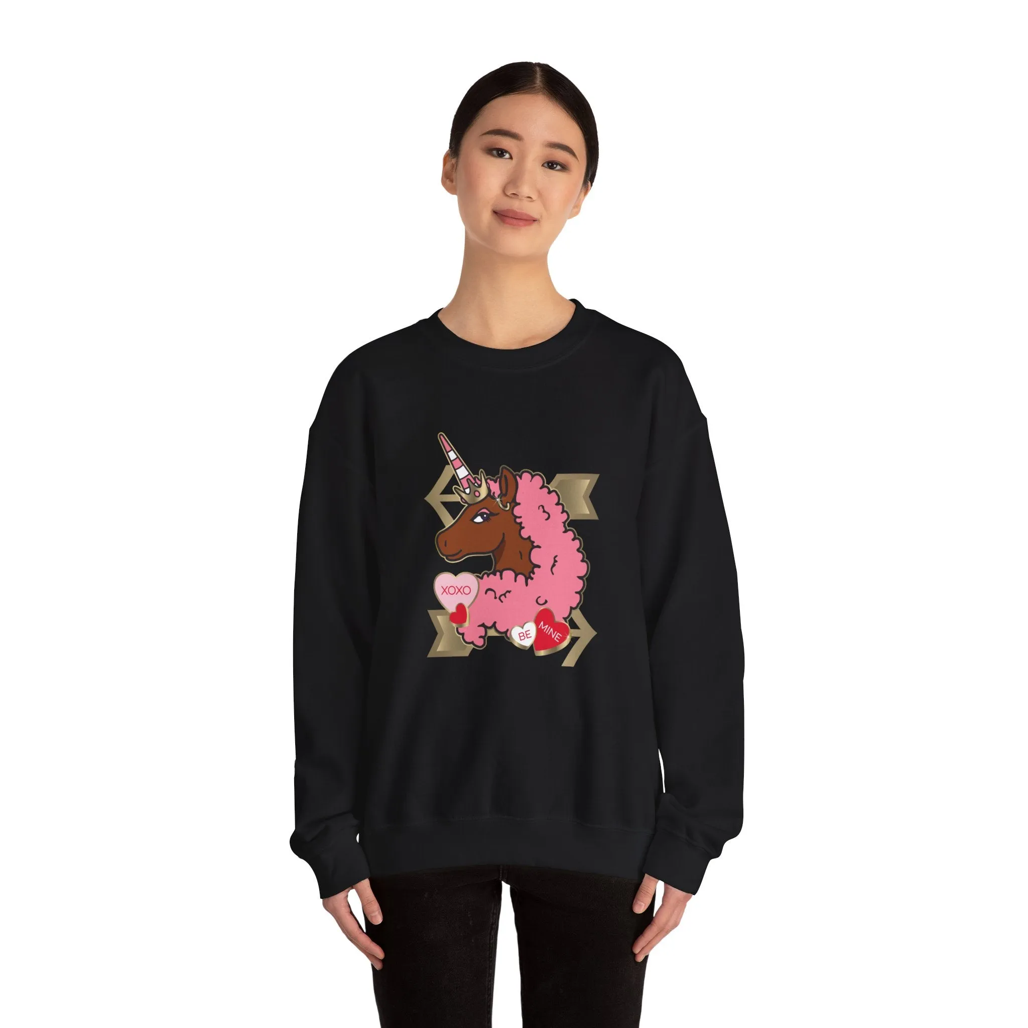 Women - Afro Unicorn Love Sweatshirt