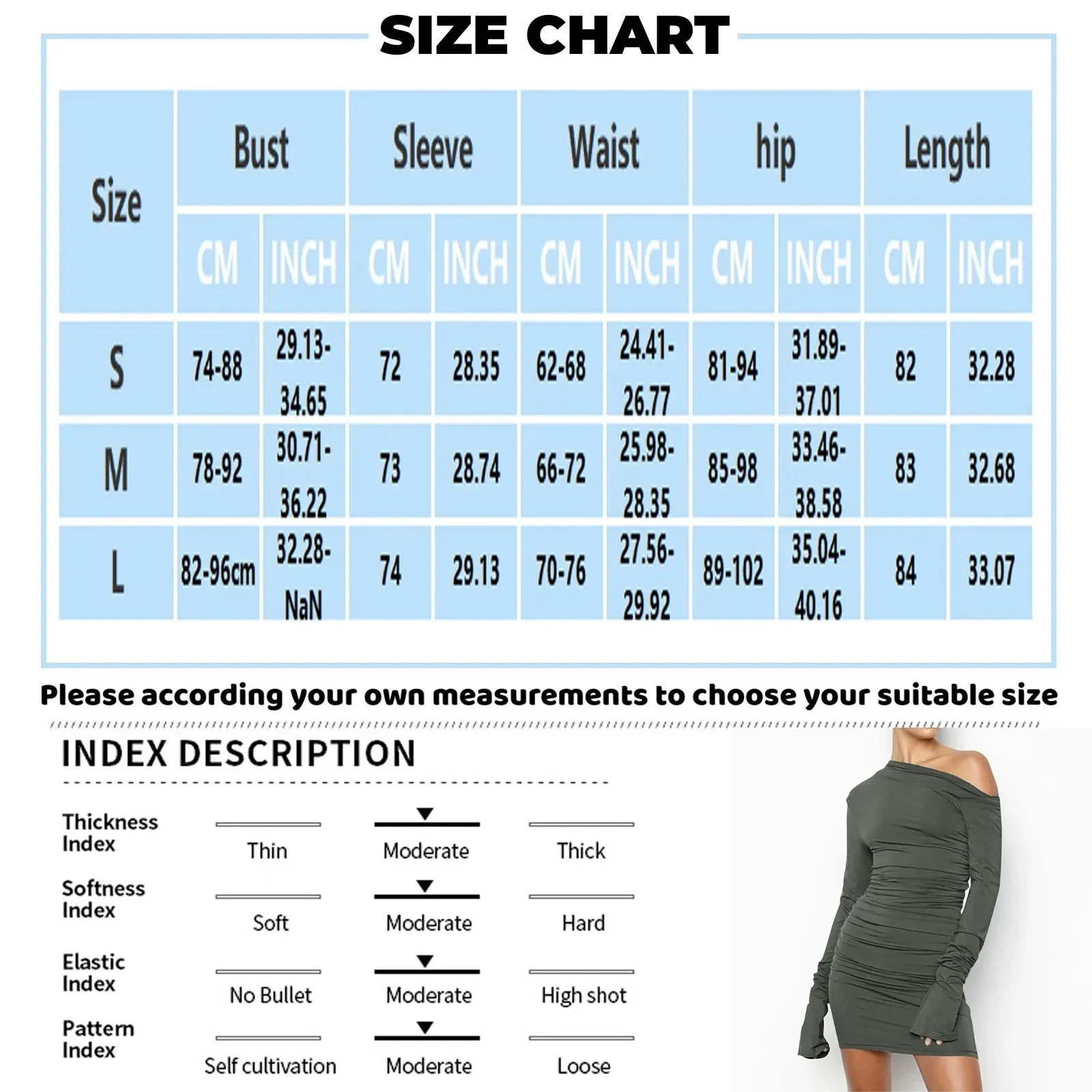 Women's High Waist Bodycon Mini Dress with Pleated Long Sleeves